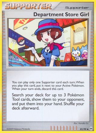 Department Store Girl 085/99 - Reverse Holofoil Arceus - Uncommon