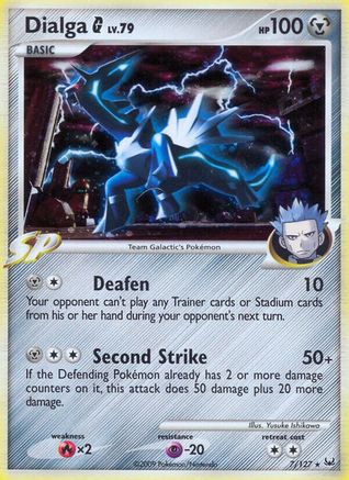 Dialga G 007 - Reverse Holofoil Platinum - Holo Rare
