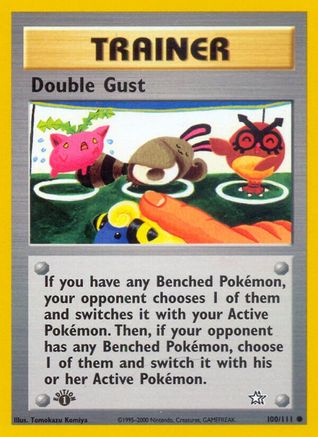 Double Gust 100/111 - 1st Edition Neo Genesis - Common