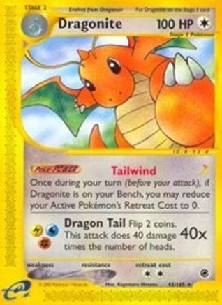 Dragonite (43) (43) 043 Expedition - Rare