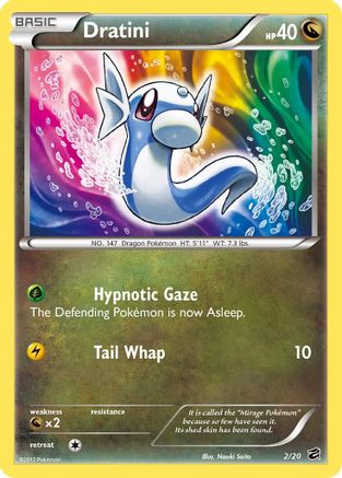 Dratini (2) (2) 002/20 - Holofoil Dragon Vault - Holo Rare