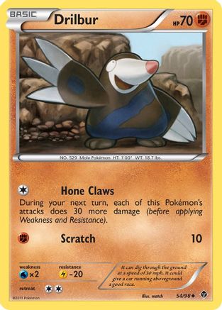 Drilbur (54) (54) 054 Emerging Powers - Uncommon
