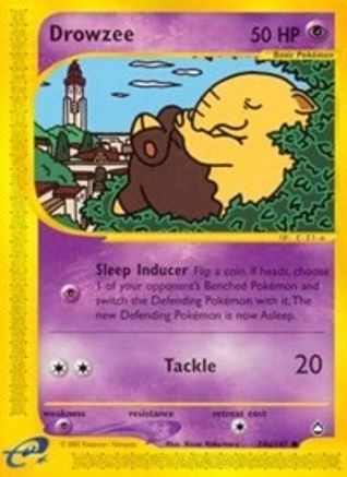 Drowzee (74b) (74b) 74b Aquapolis - Common