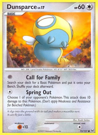 Dunsparce 073 Platinum - Common