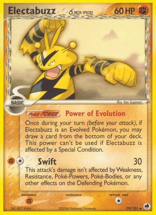 Electabuzz (Delta Species) 029 Dragon Frontiers - Uncommon