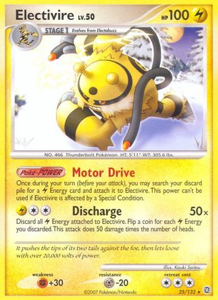 Electivire 025 Secret Wonders - Rare