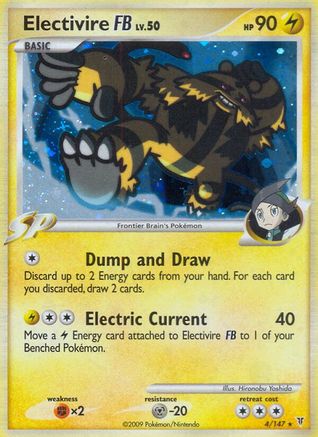 Electivire FB 004 - Reverse Holofoil Supreme Victors - Holo Rare