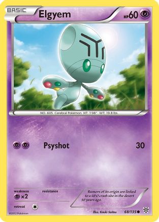 Elgyem (68) (68) 068 Plasma Storm - Common