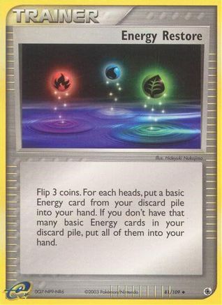 Energy Restore 081 - Reverse Holofoil Ruby and Sapphire - Uncommon