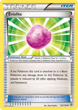 Eviolite 122 - Reverse Holofoil Plasma Storm - Uncommon