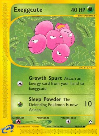Exeggcute (76) (76) 076/147 Aquapolis - Common
