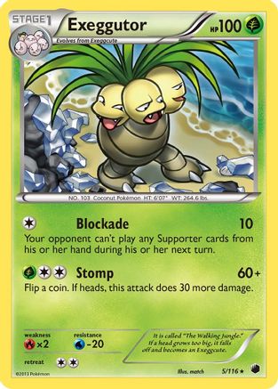 Exeggutor 005/116 Plasma Freeze - Rare