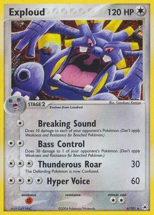 Exploud 006 - Holofoil Hidden Legends - Holo Rare