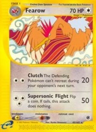 Fearow (45) (45) 045 - Reverse Holofoil Expedition - Rare