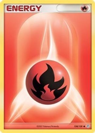 Fire Energy 124/130 Diamond and Pearl - Common