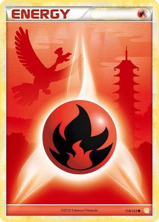 Fire Energy 116/123 - Reverse Holofoil HeartGold SoulSilver - Common