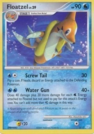 Floatzel 002 DP Trainer Kit Manaphy & Lucario - Common