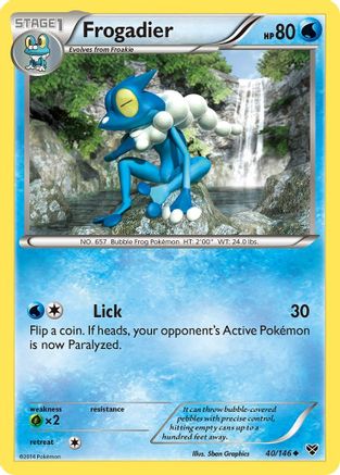 Frogadier 040 XY Base Set - Uncommon