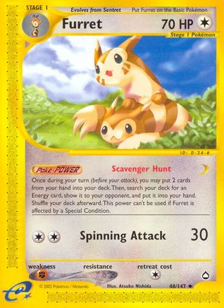 Furret 048 Aquapolis - Uncommon