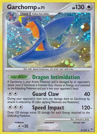 Garchomp 005 - Holofoil Supreme Victors - Holo Rare