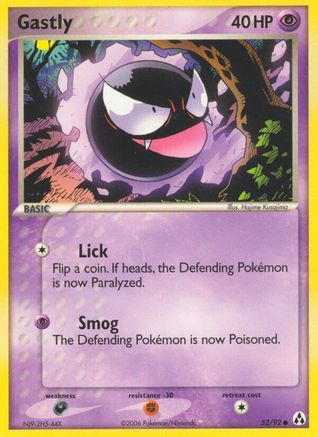 Gastly 052/92 Legend Maker - Common