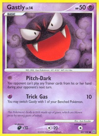Gastly 062/100 Stormfront - Common