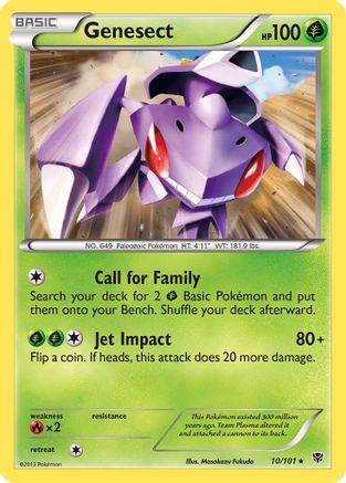 Genesect 010 Plasma Blast - Rare