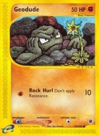 Geodude 110/165 - Reverse Holofoil Expedition - Common