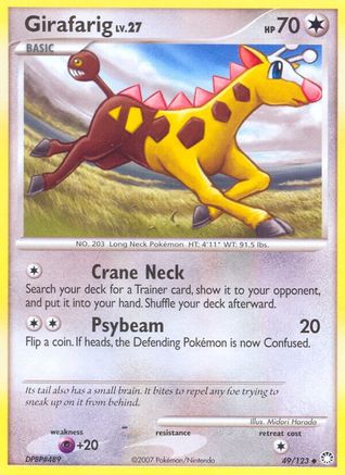 Girafarig 049 Mysterious Treasures - Uncommon