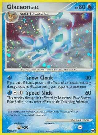 Glaceon (5) (5) 005 - Holofoil Majestic Dawn - Holo Rare
