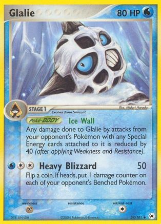 Glalie 034 Hidden Legends - Uncommon