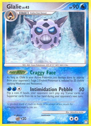 Glalie 025 - Reverse Holofoil Mysterious Treasures - Rare