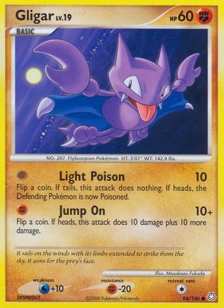 Gligar (94) (94) 094 - Reverse Holofoil Legends Awakened - Common