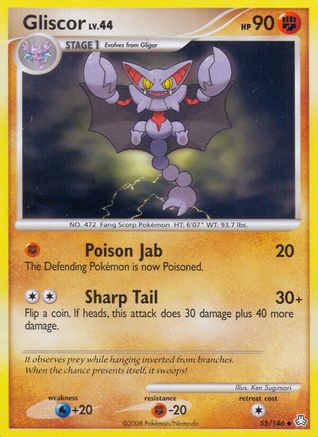 Gliscor (55) (55) 055 - Reverse Holofoil Legends Awakened - Uncommon