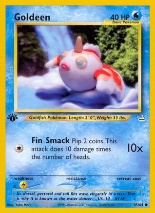 Goldeen 045/64 - 1st Edition Neo Revelation - Common