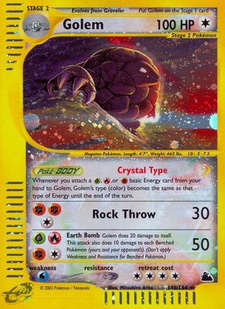 Golem 148 - Holofoil Skyridge - Secret Rare