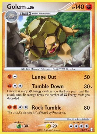 Golem 019 Arceus - Rare