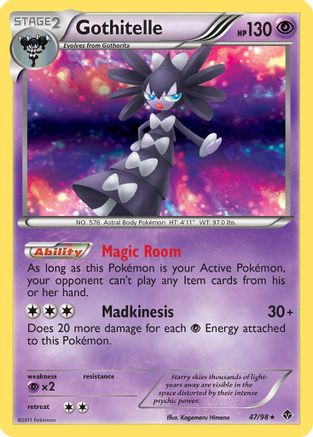 Gothitelle (47) (47) 047 - Holofoil Emerging Powers - Holo Rare