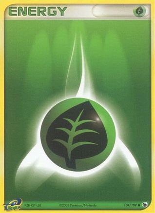 Grass Energy 104/109 - Reverse Holofoil Ruby and Sapphire - Common