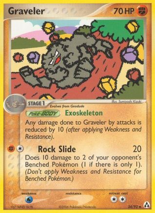 Graveler 034/92 Legend Maker - Uncommon