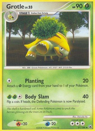 Grotle 037 - Reverse Holofoil Majestic Dawn - Uncommon