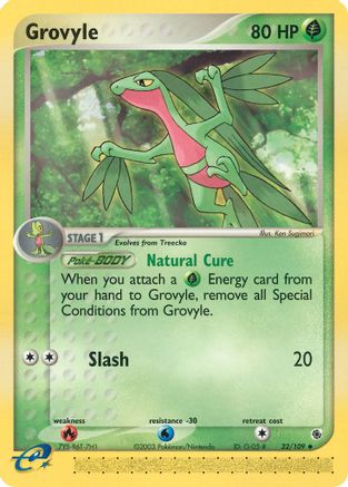 Grovyle 032/109 Ruby and Sapphire - Uncommon