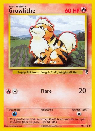 Growlithe 045/110 Legendary Collection - Uncommon