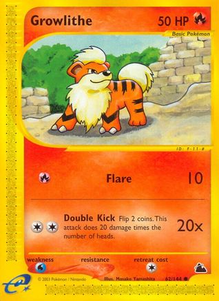 Growlithe 062 Skyridge - Common