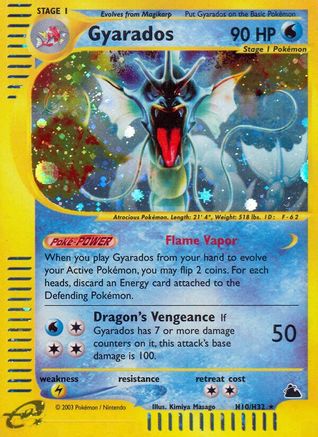 Gyarados (H10) (H10) H10 - Holofoil Skyridge - Holo Rare