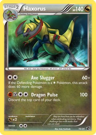 Haxorus 016 - Holofoil Dragon Vault - Holo Rare