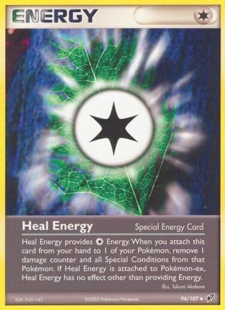 Heal Energy 094 - Reverse Holofoil Deoxys - Uncommon