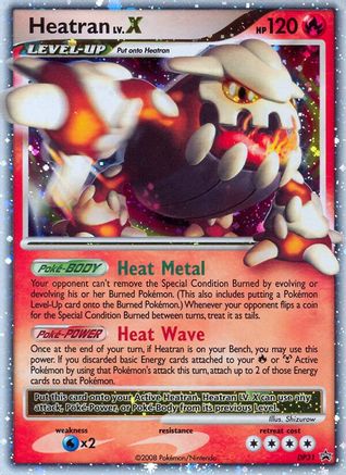 Heatran LV.X DP31 - Holofoil Diamond and Pearl Promos - Promo