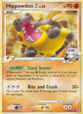 Hippowdon E4 042 Rising Rivals - Uncommon