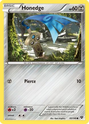 Honedge 083 - Reverse Holofoil XY Base Set - Common